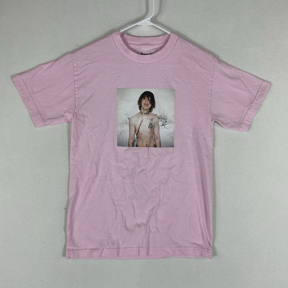 Lil Xan Total Xanarchy Anarchy Tour Concert T-Shirt Womens Small Pink Casual S/S